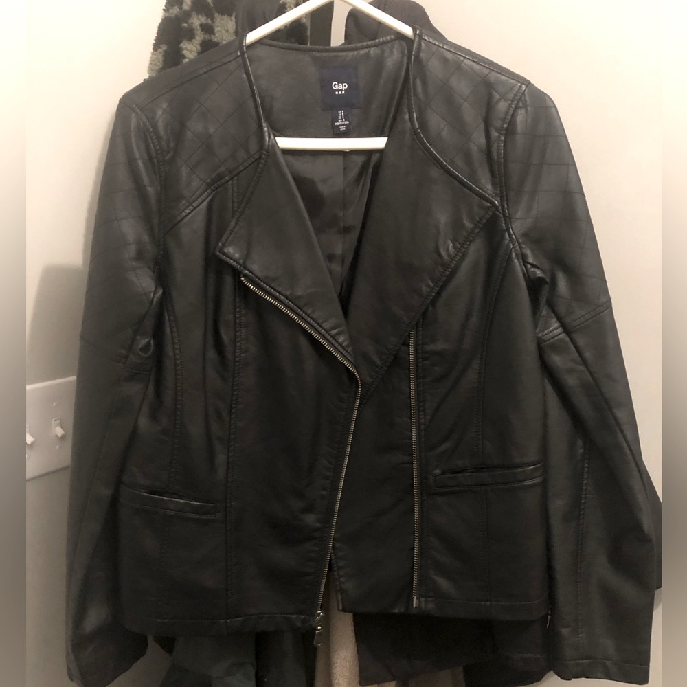 GAP vegan leather jacket